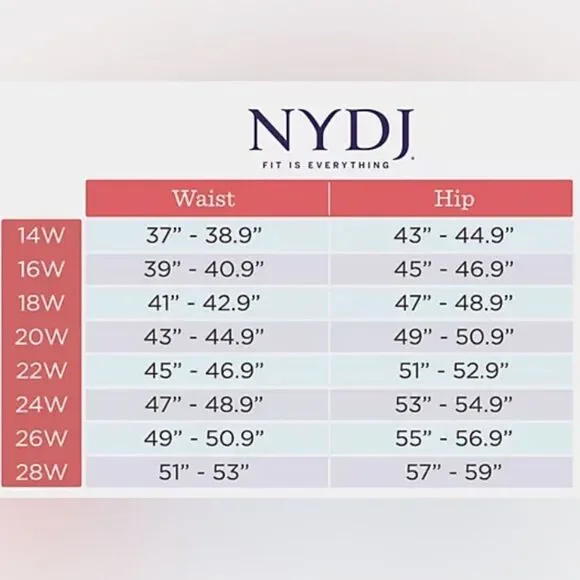 NWT NYDJ Mia Palazzo Jeans- Westminster - Picture 5 of 10